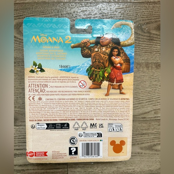 Mattel Disney Moana 2 Moana & Maui Ocean Adventures Small Doll Set - Picture 2 of 3